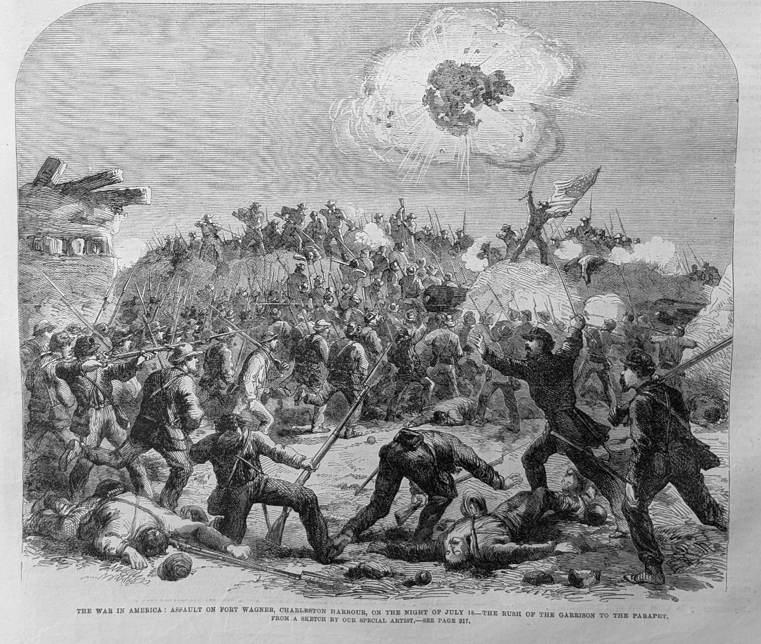 assault on Fort wagner